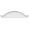 Ekena Millwork Segment Arch W/ Flankers Smooth Architectural Grade PVC Pediment, 56"W x 15"H x 2-1/2"P PEDPS056X150SGF00 - alternate 5